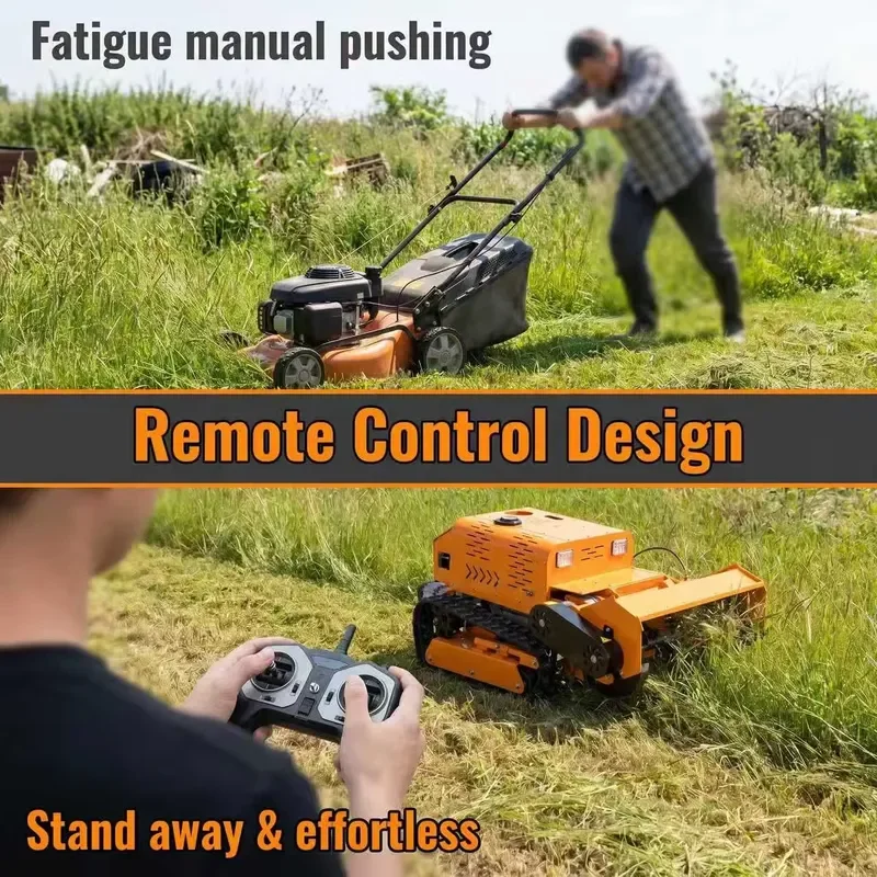 25 Horsepower Two-Cylinder Engine Grass Cutter Tracked Mowing Equipment for Wild Grass Orchard