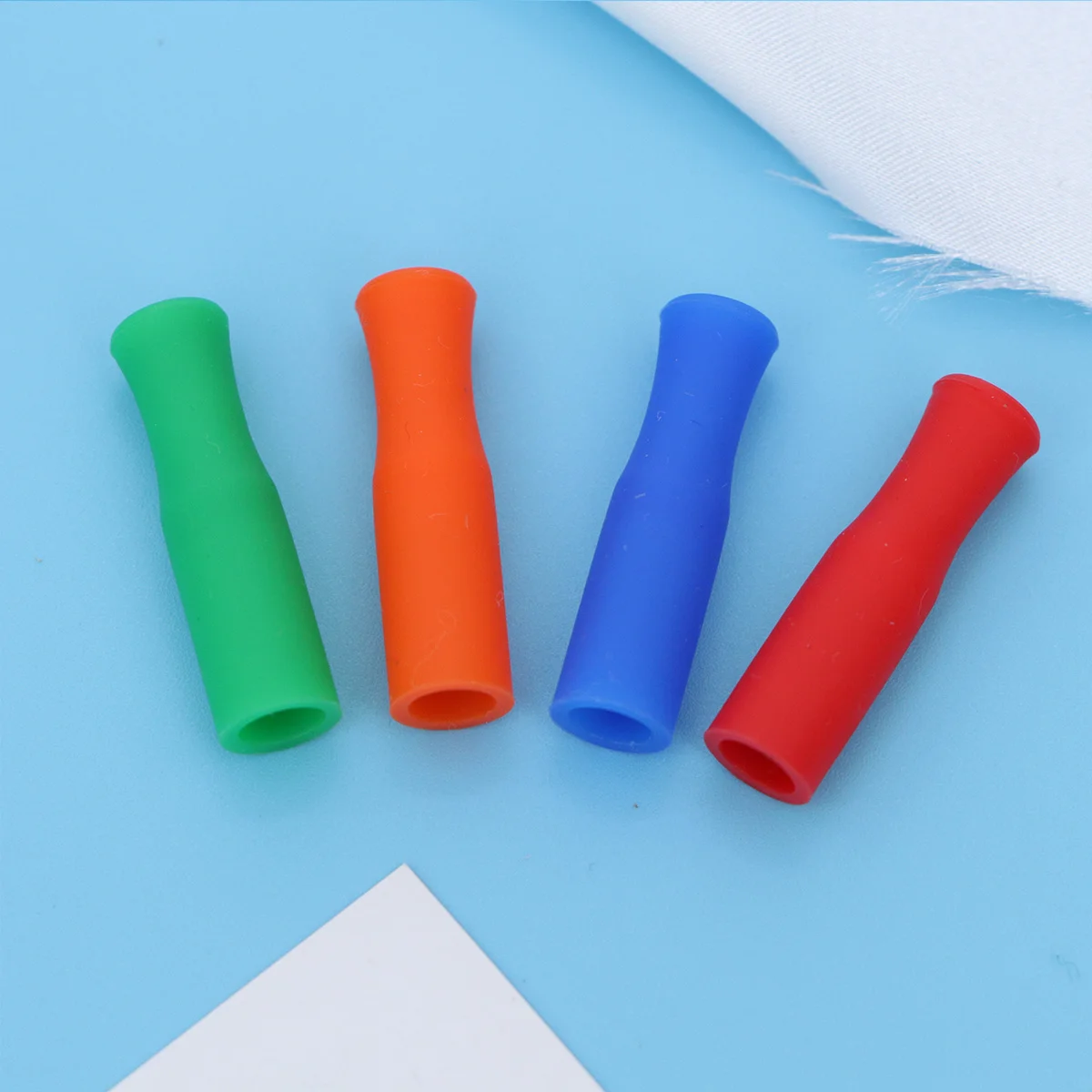 12StückSilikon-Strohhalmspitzen,lebensmittelecht,mehrfarbig,wiederverwendbar,weich,bequem,sicherfürdieZähne,hitzebeständig,kältebeständig-AliExpress