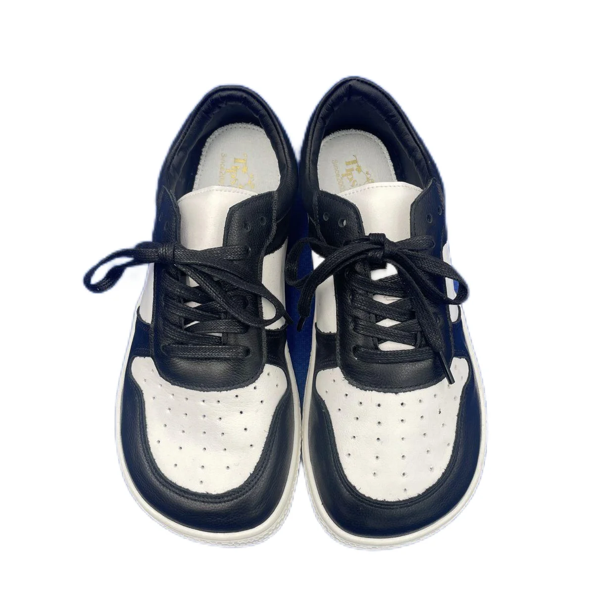 Tipsietoes Barefoot Genuine Leather 2025 New Sneaker For Women Men Flat Soft Zero Drop Sole Wider Toe Box Flexible Light Weight