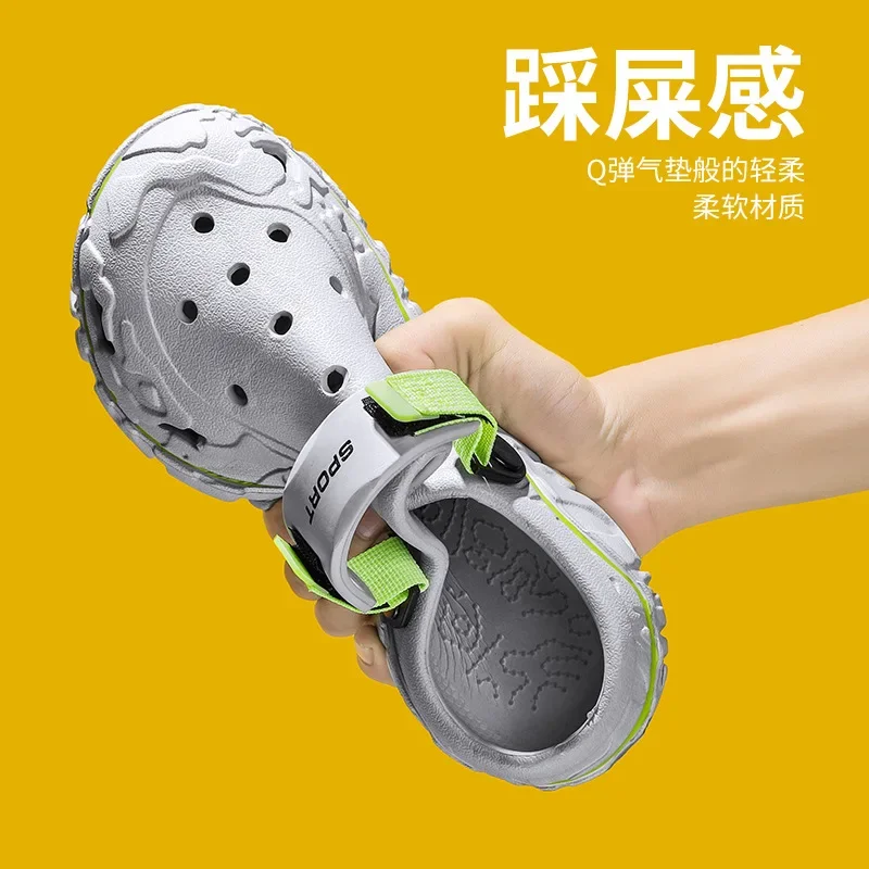 صنادل شاومي-Youpin EVA بنعل ناعم للرجال ، أحذية الشاطئ ، شباشب قلاب ، سلايد صيفية ، داخلية ، خارجية ، مشي ، حجم كبير