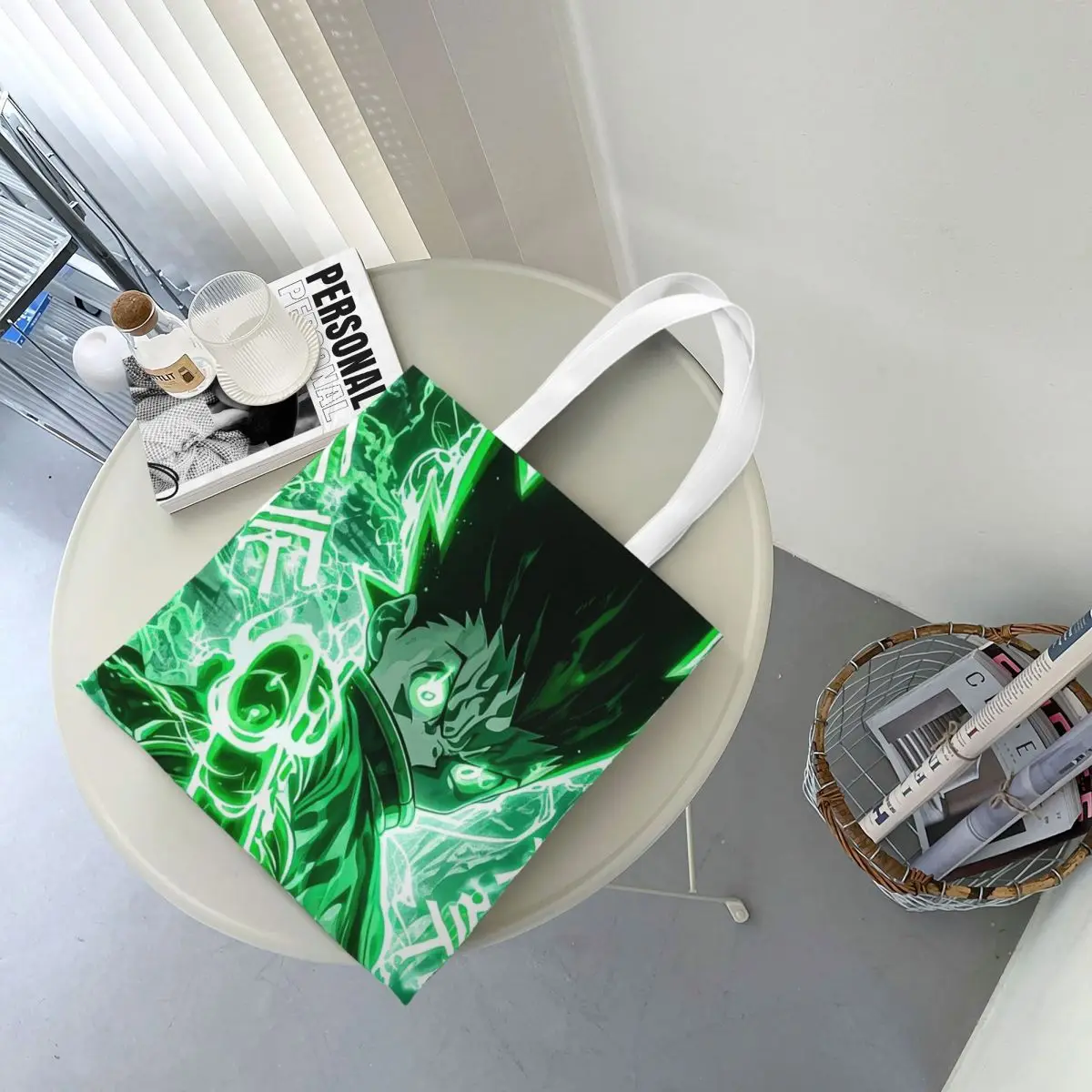 أنيمي HXH هنتر X هنتر غون Freecss أكياس التسوق قماش حمل حقيبة قابلة لإعادة الاستخدام للسيدات حقيبة كتف حقيبة يد للسفر