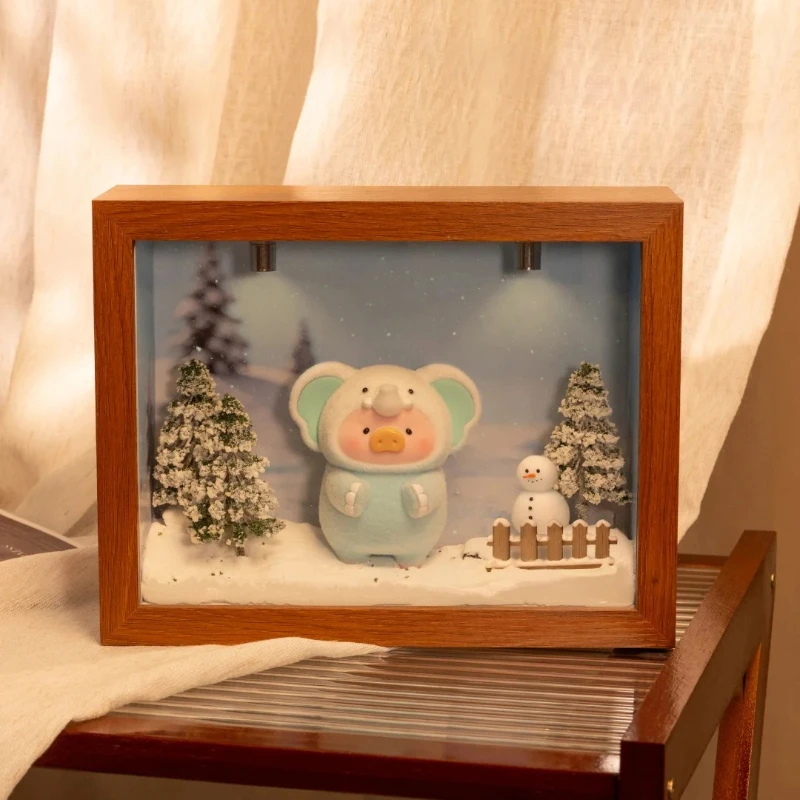 LuLu The Piggy Animal Party Elefant Hängende Karte Actionfigur Limited Edition Niedliches Schwein Anime Figur Beflockung Puppe Spielzeug Geschenk Neu