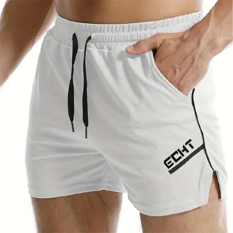 2024 Summer Men's jogging Sports Shorts Men Fitness Beach Running shorts Mesh Quick Drying Breathable Training Men's sweatpants