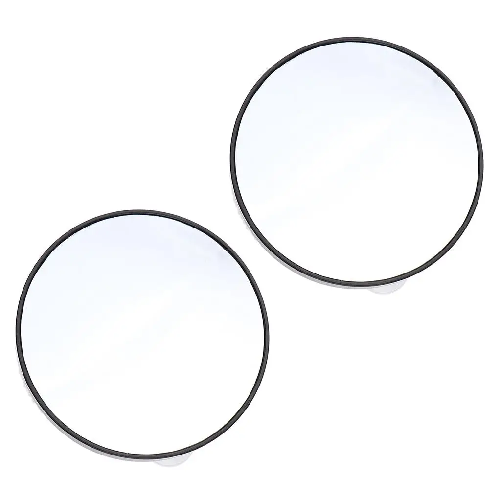 Portable Magnifying Makeup Mirror Handheld Suction Mount Mini Face Mirror for Bathroom Vanity and Travel