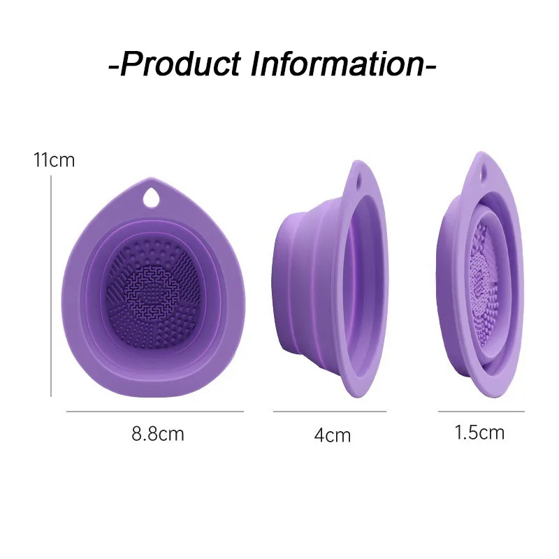 Nieuwe 1/2 Stuks Siliconen Make-Up Reinigingsmat Make-Up Kwasten Wassen Voor Schoonmaken Make-Up Kwasten Tool Brush Cleaner HZSQJGZ04