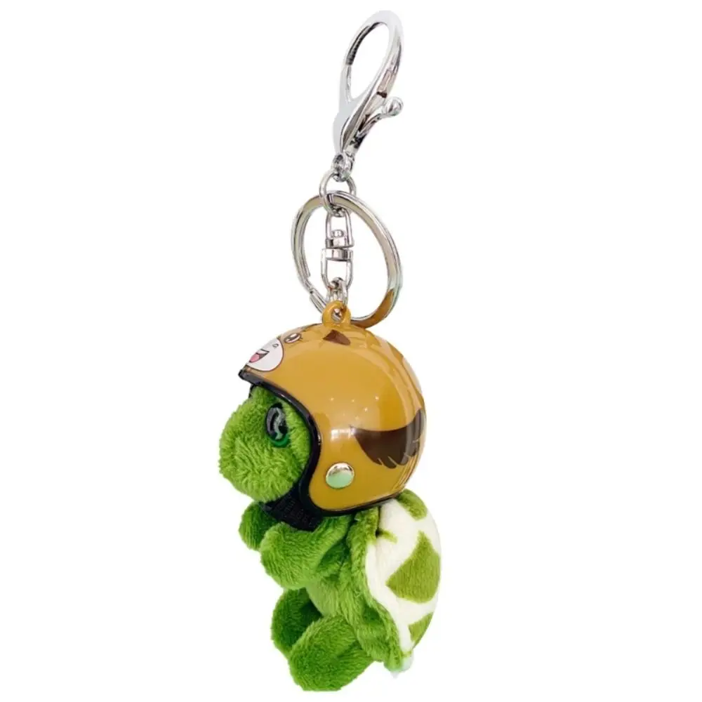 Buckle Car Key Ring Ornaments Chinese Zodiac Signs  Key Chain Tortoise Pendant Helmet Sea Turtle Keychain Women Key Holder