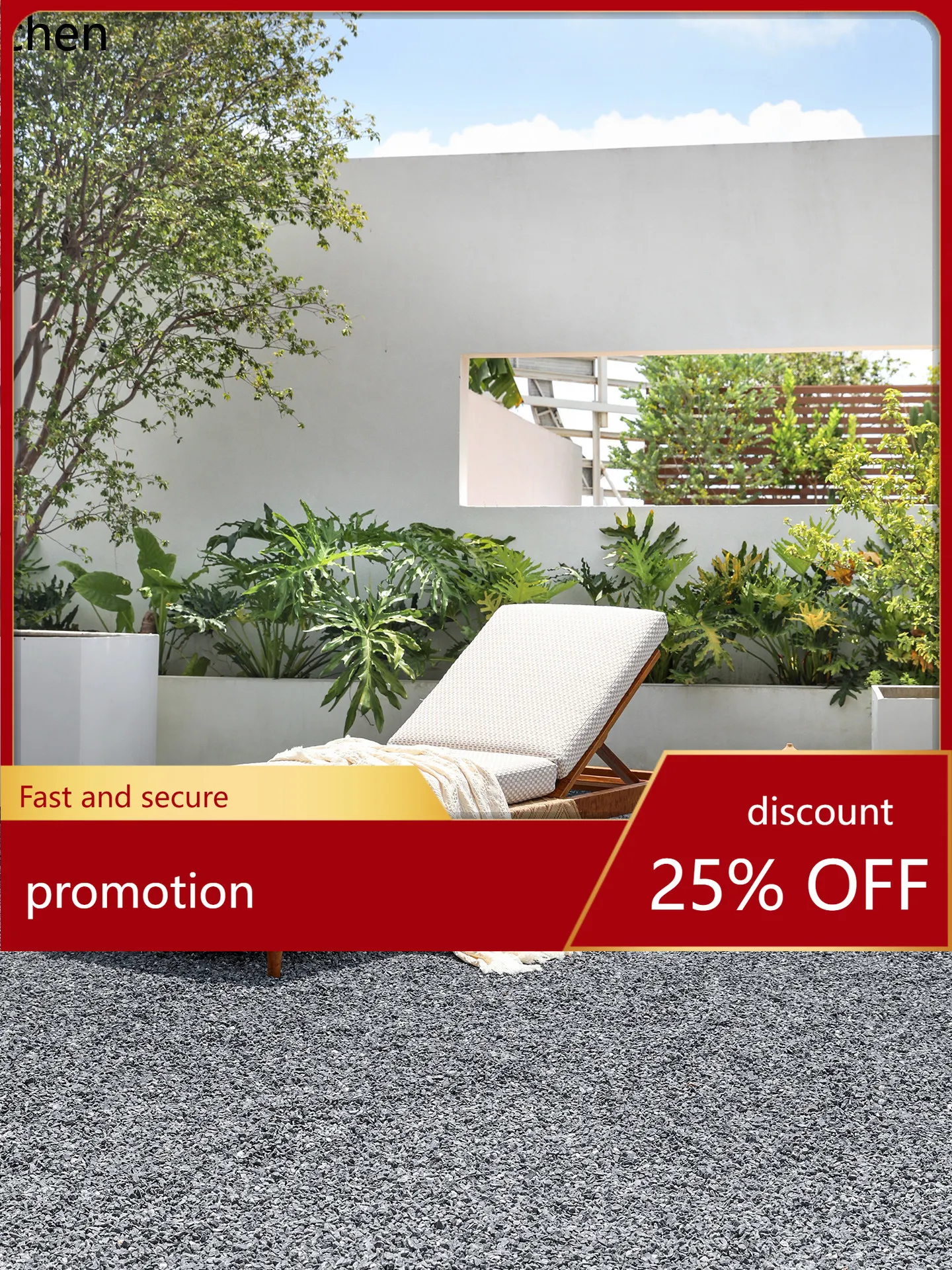 

Уличная кушетка CZ из массива дерева, плетеное водонепроницаемое кресло для бассейна и пляжа