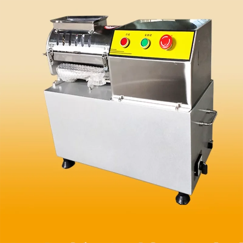 Electric Commercial Potato Chip Cutter French Fries Cutting Machine Stainless Steel Vegetable Fruit Shredding Slicer 900W