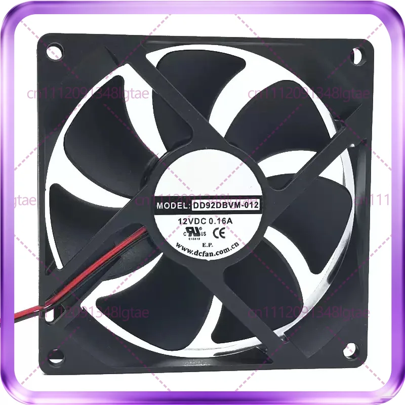 1pcs New For DCF DD92DBVM-012 12V 0.16A 9CM Silent Small Square Cooling Fan