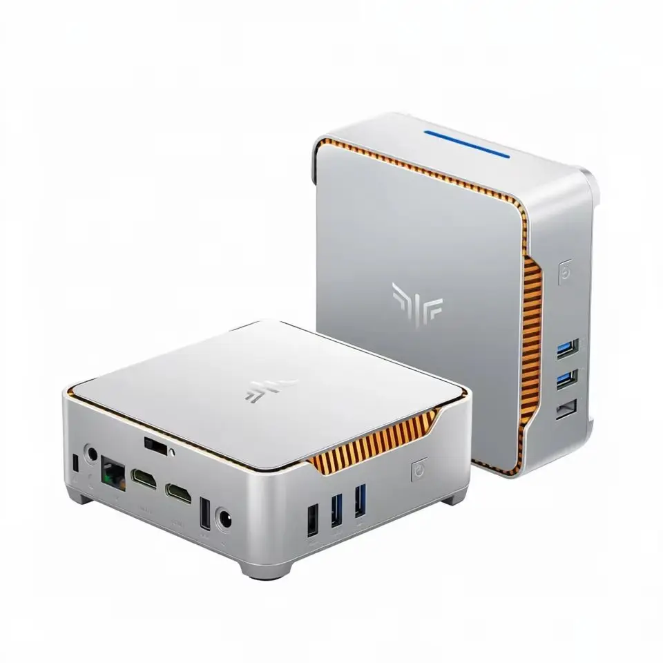 KAMRUI GK3PLUS N5030 Mini-PC 8GB RAM 256GB SSD Intel Pentium Silver Mini-Desktop-Computer Unterstützt Dreifach-4K-Anzeige für Geschäft Bildung Zuhause