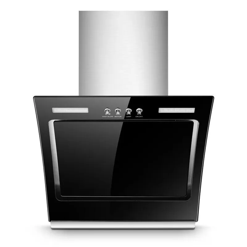 Kitchen Ventilator Suction Range Hood Small Stove Side Suction Cooker Hood Wall-mounted Smart Cleaning Exhaust Hood 50/55/60cm