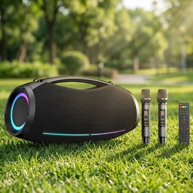 S1615 PRO 500W Wireless Boom Speakers with Deep Bass Stereo Sound Subwoofer with RGB Light Support USB/AUX/Mic-in/HDM1/TWS