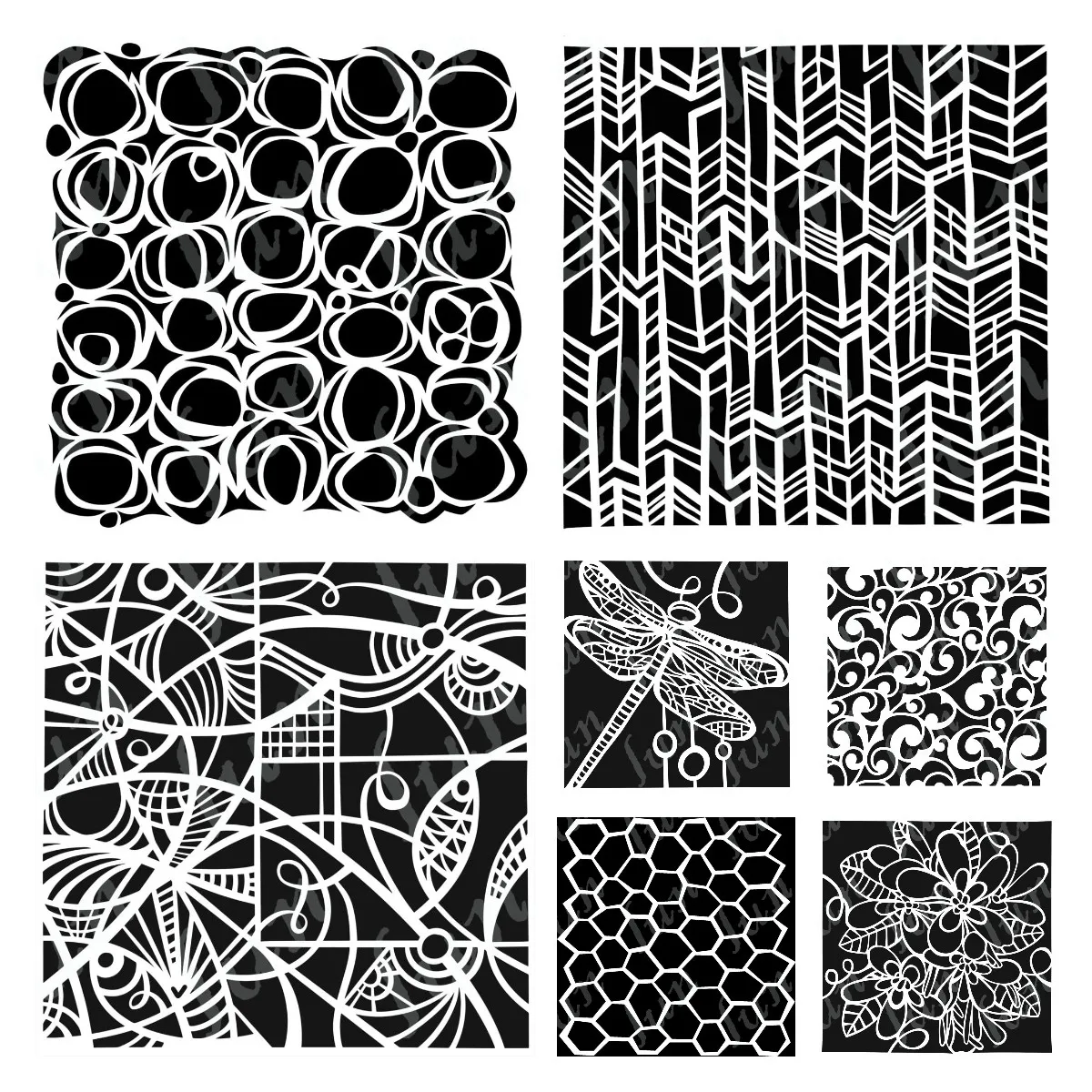 Layering Stencils Reusable Dragonfly Dance Crafts Diy Drawing Scrapbooking Coloring Molds Decoration Embossing Template