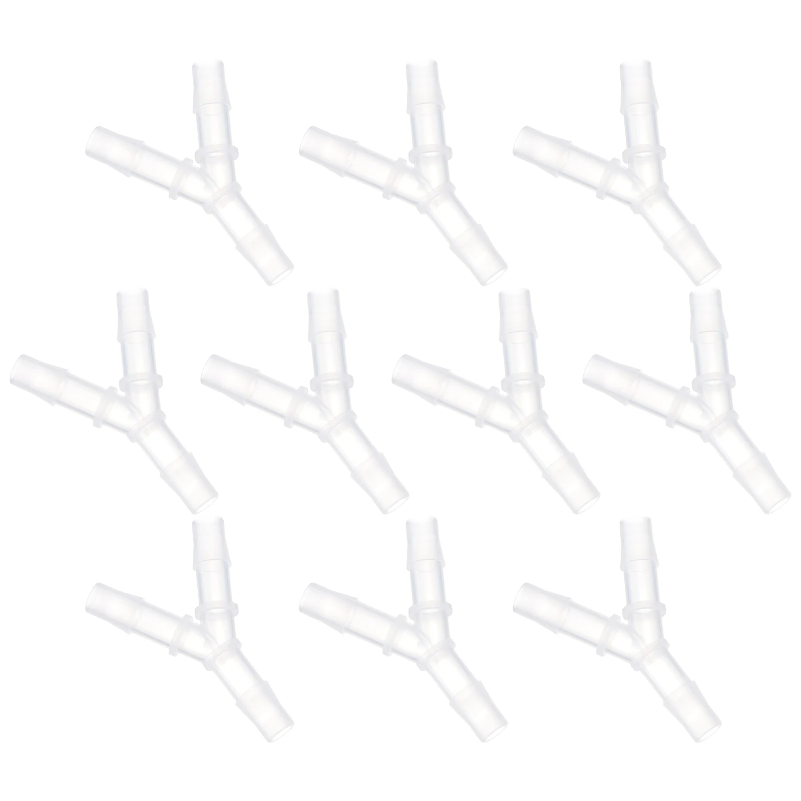 

10 Pcs Way 3 Way Hose Accessory Plastic Joint Hose Connector Fitting Parts Adapter Tube Repair Food Medical Use
