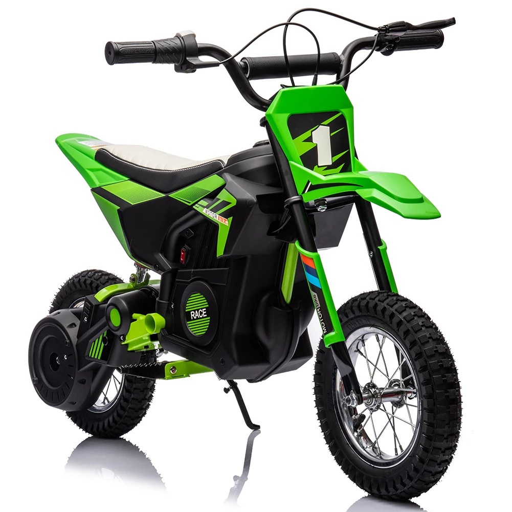 Motocicleta todoterreno de velocidad rápida para niños, Motocross con Motor fuerte de 250W, 24V, 7Ah, 13,6 MPH