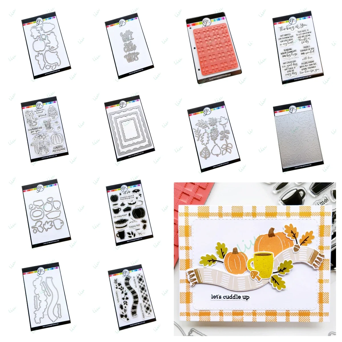 2025 أغسطس جديد قطع معدنية يموت Stamps بها بنفسك ألبوم التقويم الديكور اليدوية تحية حدود الخريف فاينز للمستطيلات