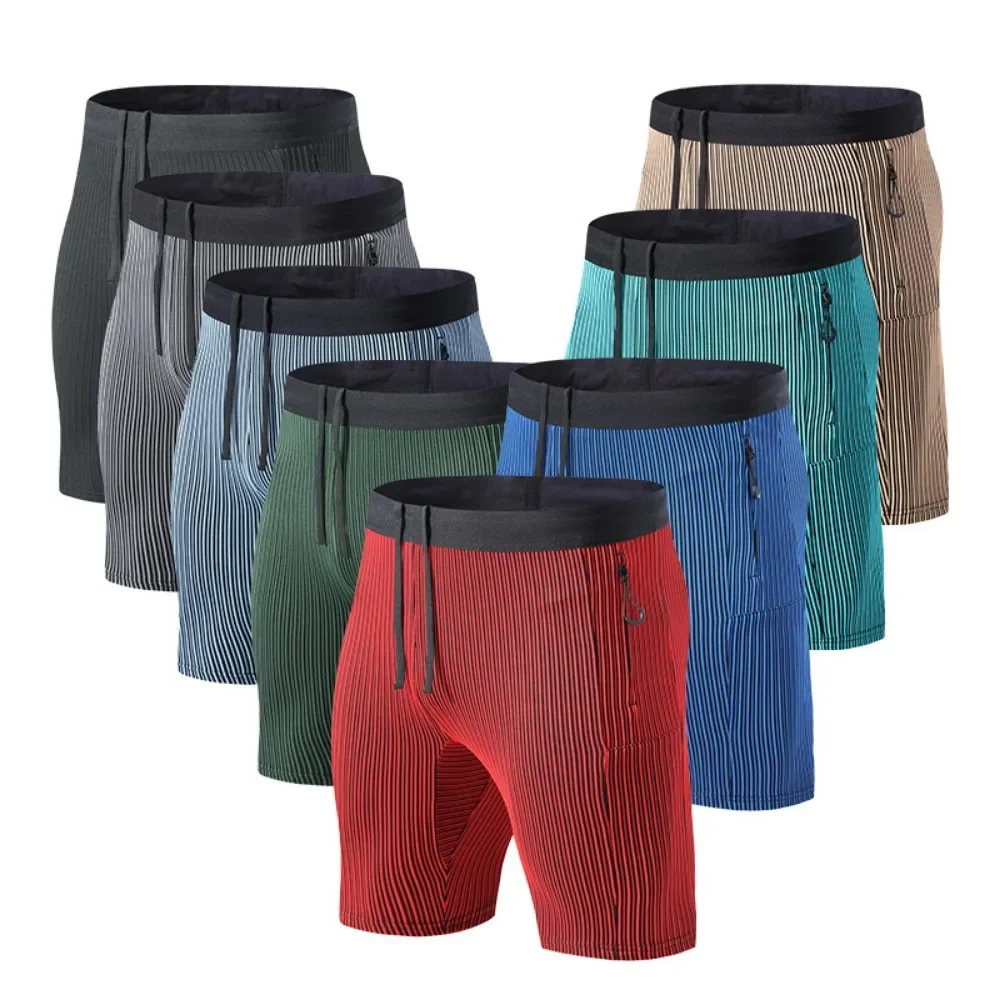 Men's and Women's Running Quick-drying Tight Shorts Outdoor Marathon Sports Fitness Track and Field Basketball Training Pants image 5