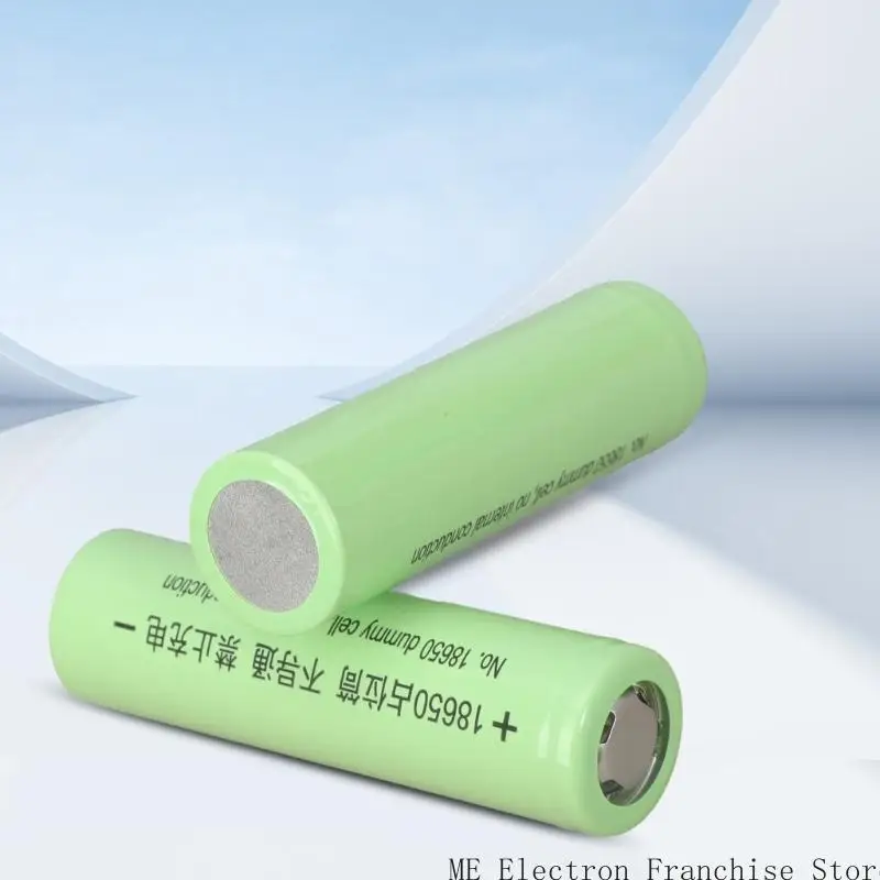 T5EA Iron 18650 Battery Shell Conductor 2-Unit Dummy Battery Placeholder Cylinder Safe Circuit Completion Quick Setups