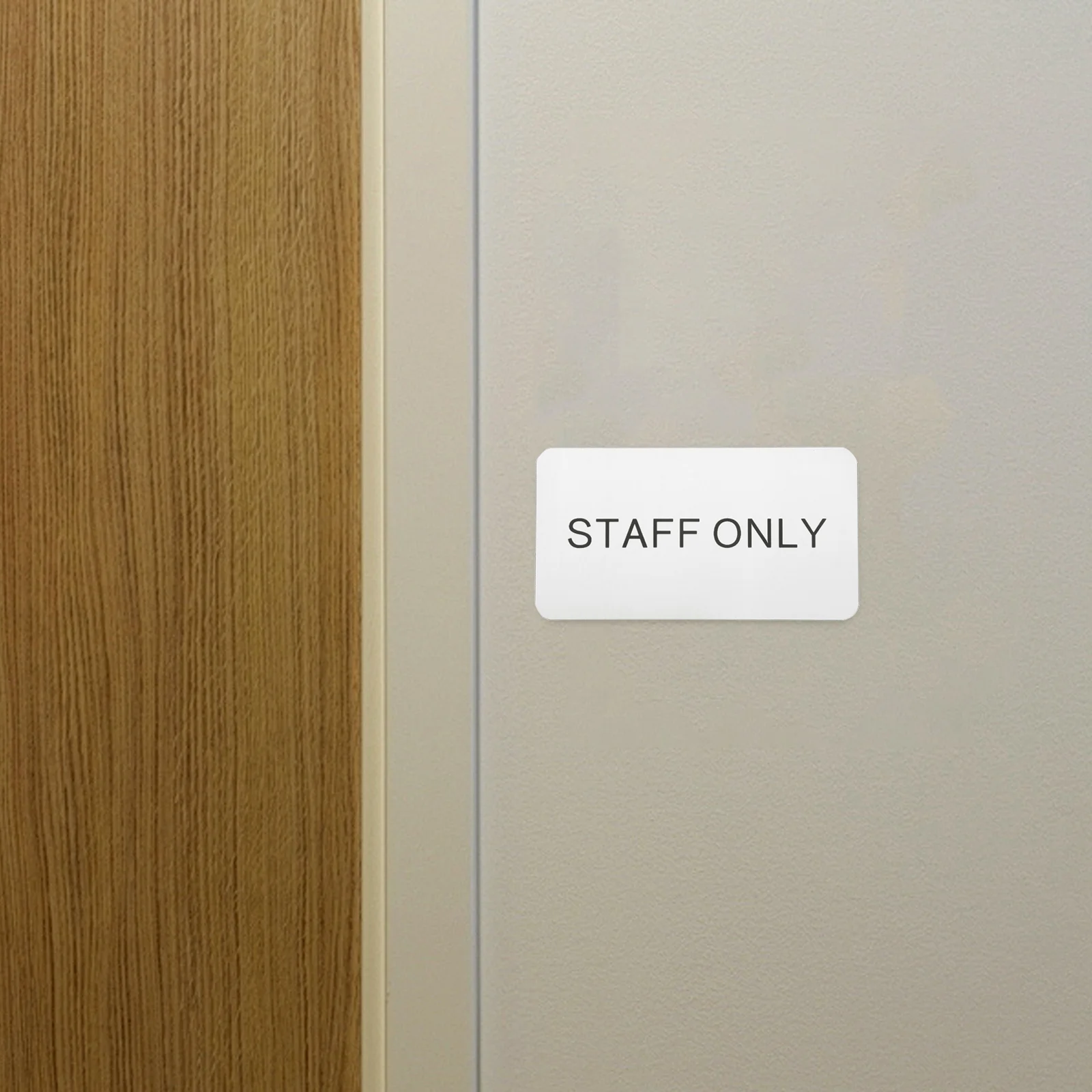 Staff Only Plate For Restaurant Wall Mount Door and Wall Sign Restaurants Staff Only Door Sign Staff Only Door Sign Office Door