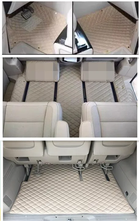 

Автомобильные коврики на заказ + коврик в багажник для Mercedes Benz Viano W639 7 8 мест 2022-2003 Водонепроницаемые ковры высшего качества для Viano 2009