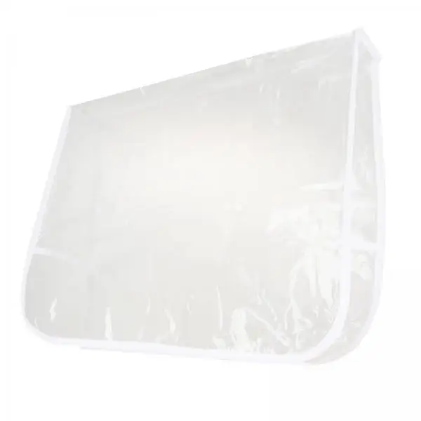 Reusable PVC Chair Back Cover Transparent Waterproof Salon Chair Protection for Barbershop Hairdressing Chair Replacement