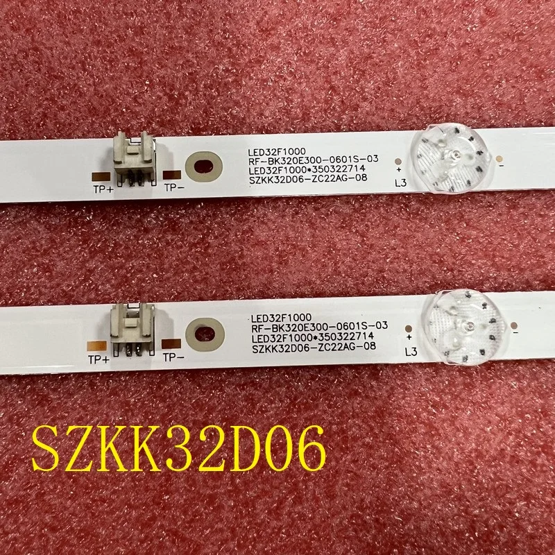 Strip lampu latar LED 6LED untuk KONKA LED32F1000 RF-BK320E30-0601S-07 SZKK32D06-ZC22AG-08 KKTV D32C K32K5