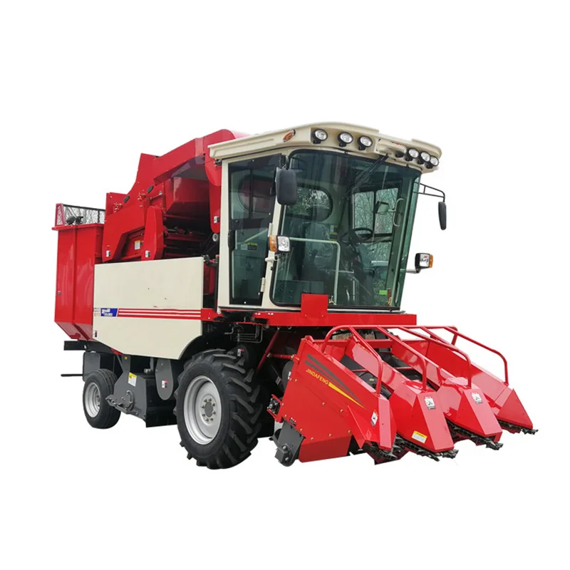 SYNBON Maize Combine Harvesting Machines 220hp 4 Rows Corn Picker Harvester