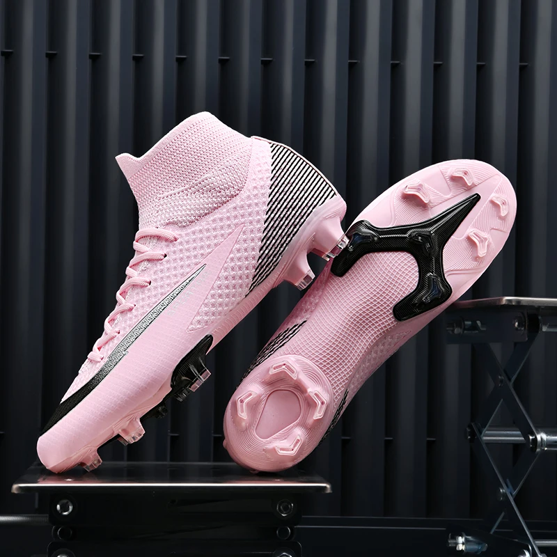 

Men Soccer Shoes Professional Society Casual Field Grass Training TF/FG Long Spikes Football Shoes Original Football Boots Tenis