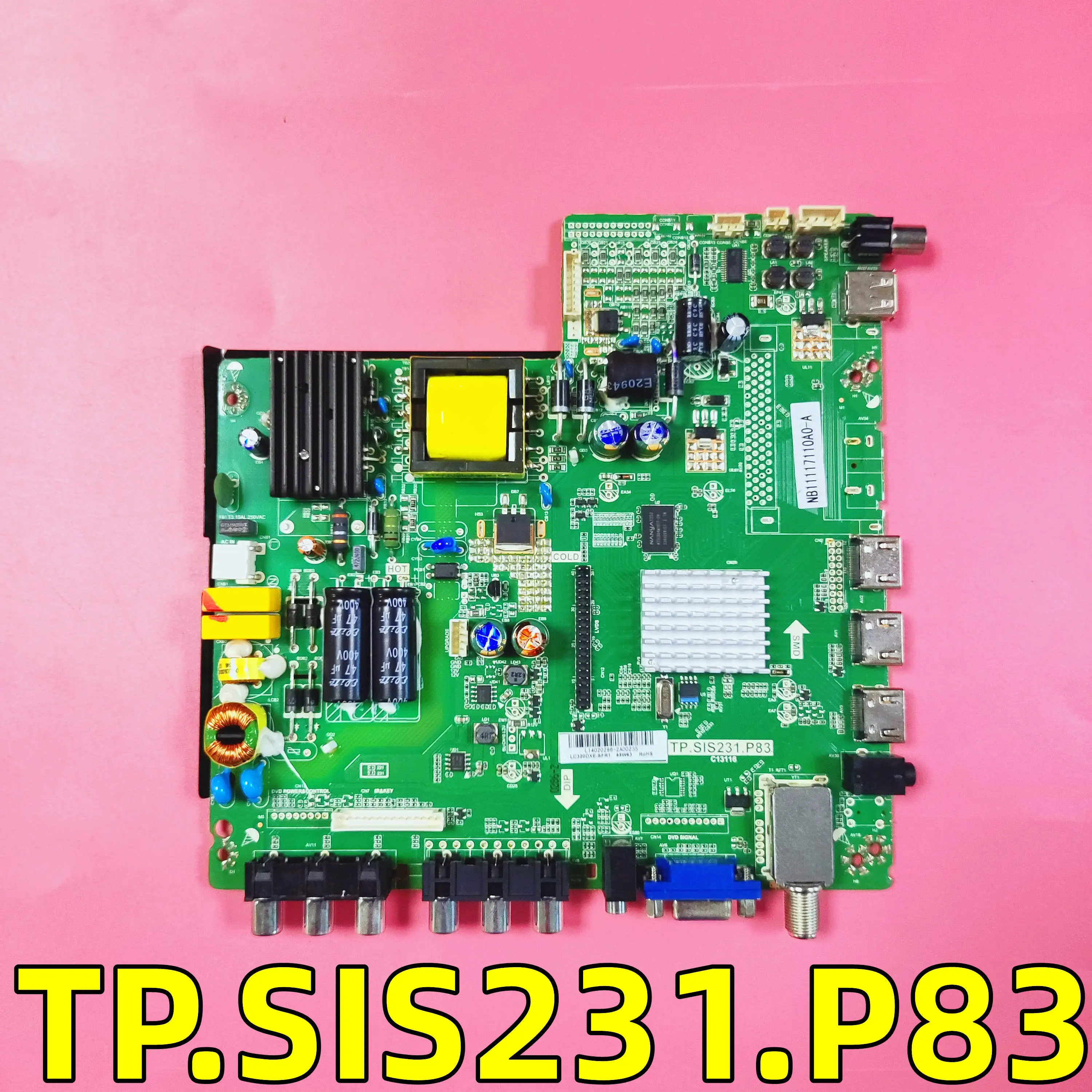 New TP.SIS231.PT85 TP.SIS231.P83 motherboard LC420DUE-SFU1 75W5 live shot