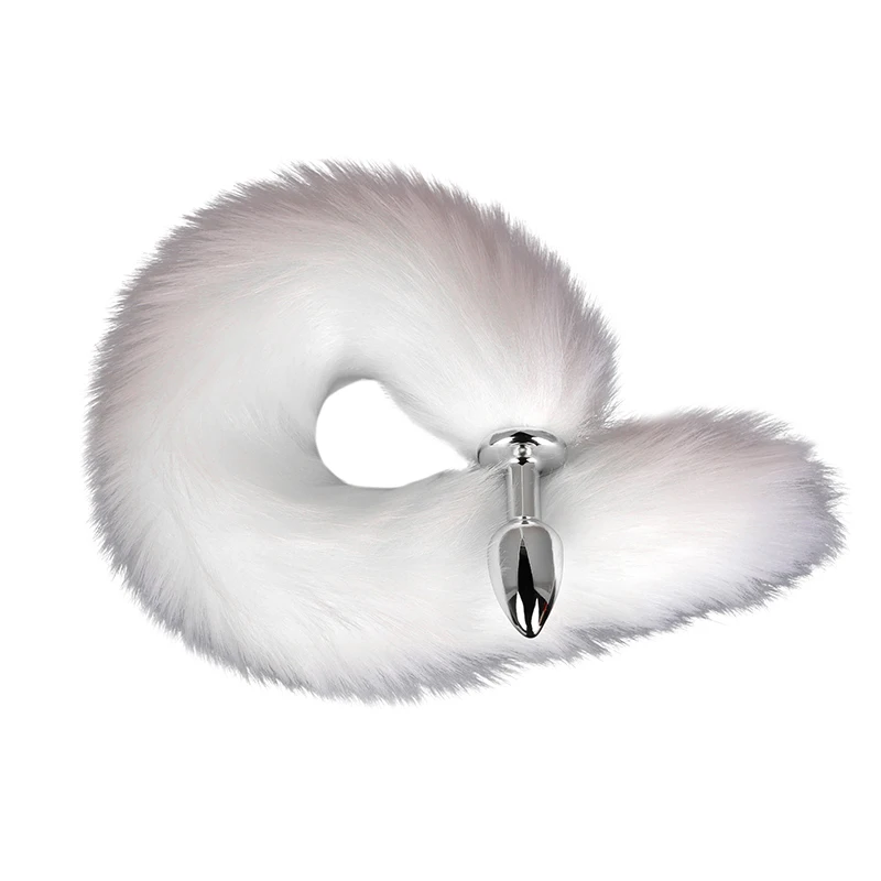 Anal Plug Metal Sexy Foxtail Anal Plug Role-play Sex Toy Male And Female Anal Plug Adult Game - view 3