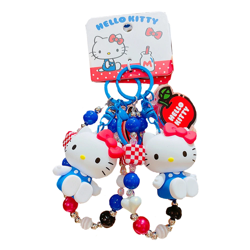 

Sanrio Hello Kitty Keychains Cartoon Exquisite Creative Styling Design Compact and Convenient Cute Healing Bag Pendant Keychain