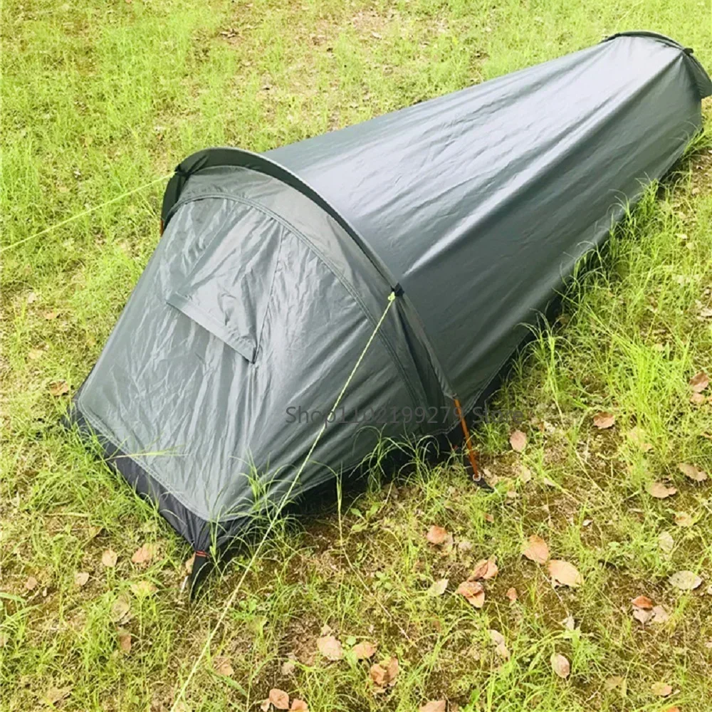 2025 جديد الظهر خيمة التخييم في الهواء الطلق كيس النوم خيمة المشي لمسافات طويلة معدات السفر خفيفة الوزن شخص واحد خيمة النوم