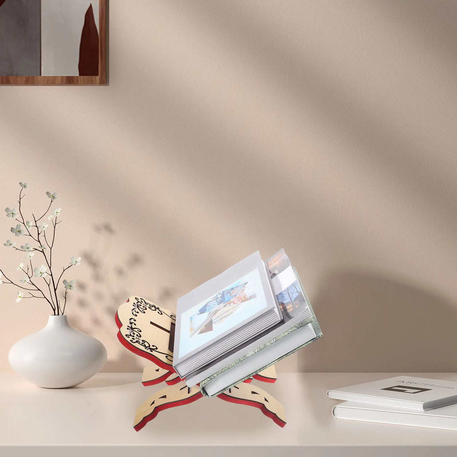 

Подставка для чтения и декоративная подставка для книг из высокоплотного ДВП, подходит для студентов, художников, верующих, легко разбирается