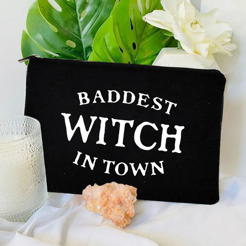 Witches Do It Better kawaii makeup make up bag fashion bag organizer large cosmetic organizer sac purse neceser cosmetic bag