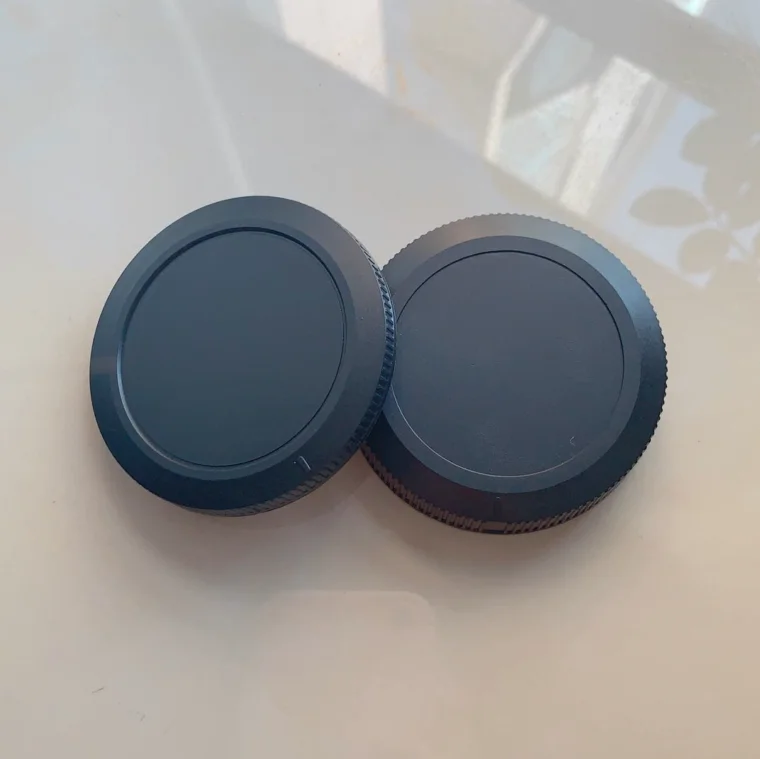 For Canon RF mount Lens Rear Cap / Camera Body Cap / Cap Set Plastic Black Lens Cover for EOS R RP R3 R5 R6 R7 R10 R6II R7II R5c