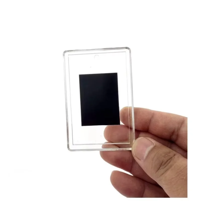 

50Pcs Acrylic Blank Photo Frame, Insert Fridge Magnets Decoration, Mini Magnetic Refrigerator Photo Picture Frames, 2x3.03 In