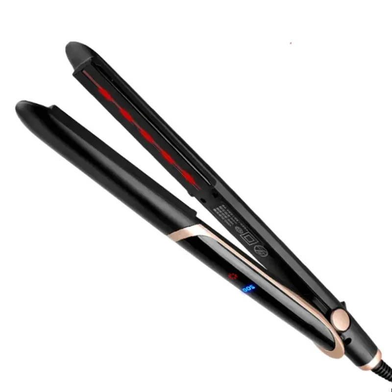 Best-selling professional small electric hair straightener - combines heating, electric power and curling functions in one unit