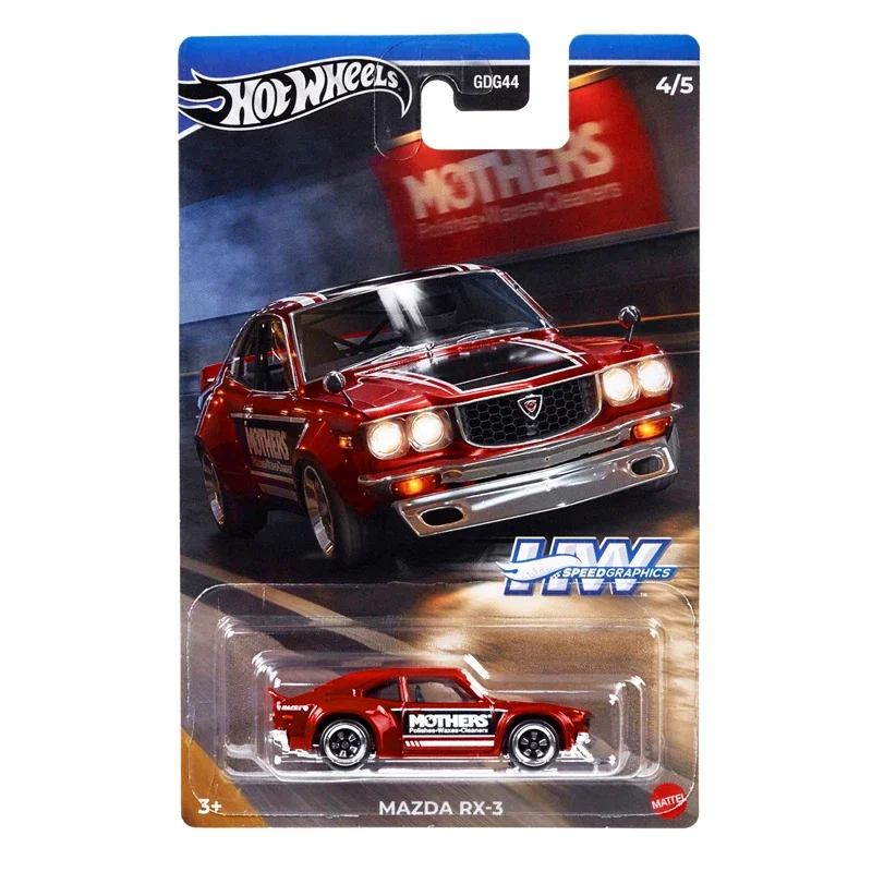 Hot Wheels Car Themed Automotive 2024 Mix 5 Speed Graphics GDG44 J 1/64 Diecast Vehicle Model Collection Cars Toys Boys Gift