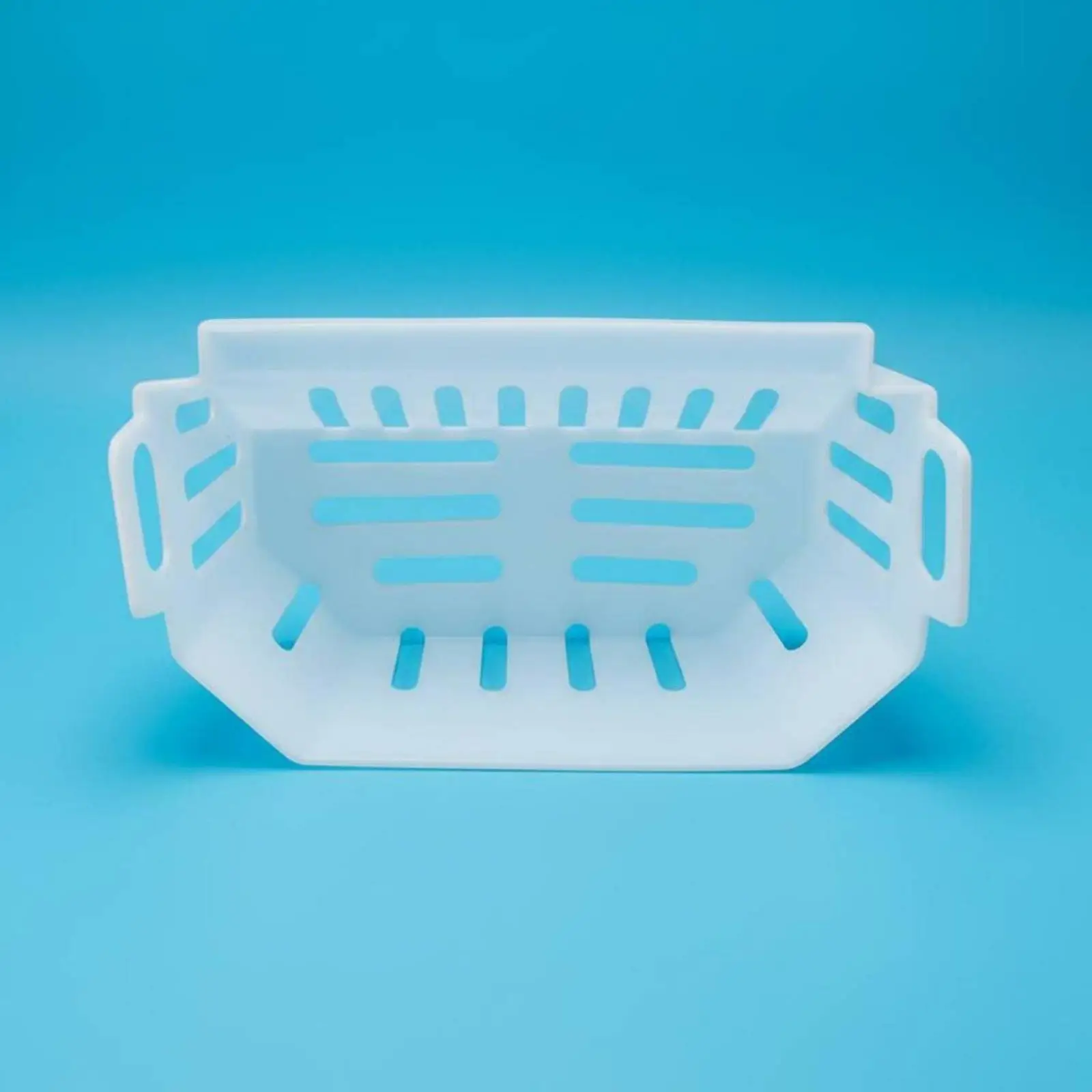 Ice Storage Container Ventilated Plastic Ice Basket for Ice Cube Divider for Refrigerator Compatibility