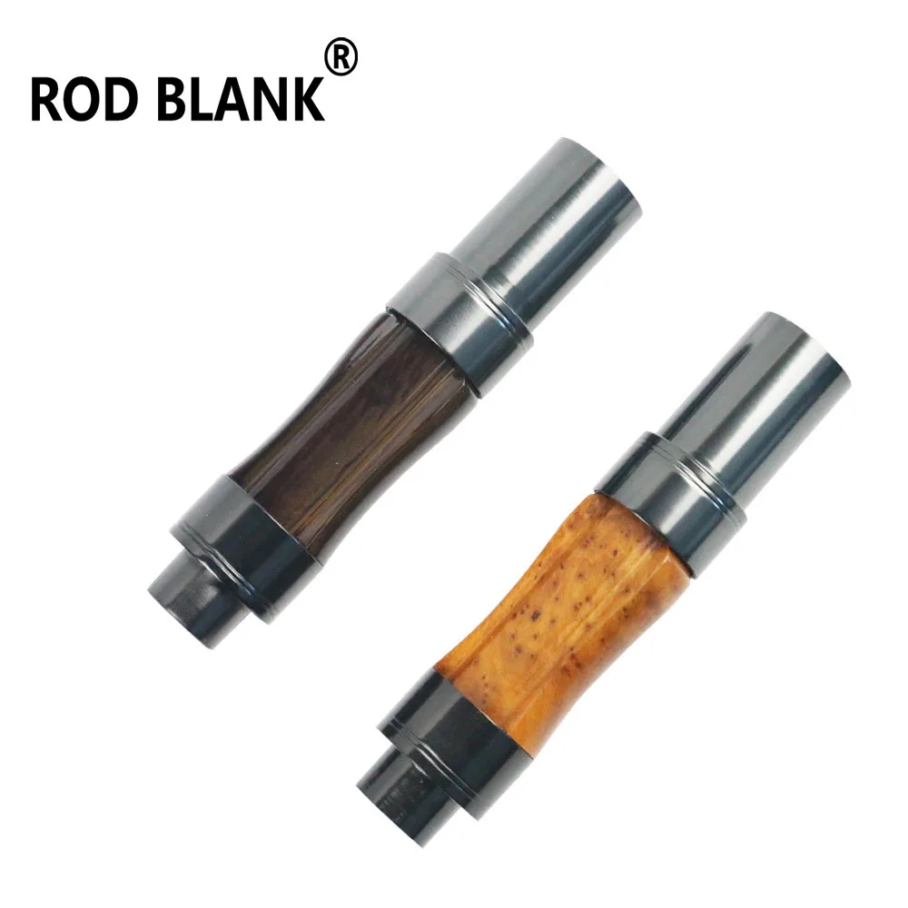 Rod Blank Spinning Fishing Rod Wood Reel Seat Solid Reel Seat Fishing Rod Building Component Pole Repair Accessories