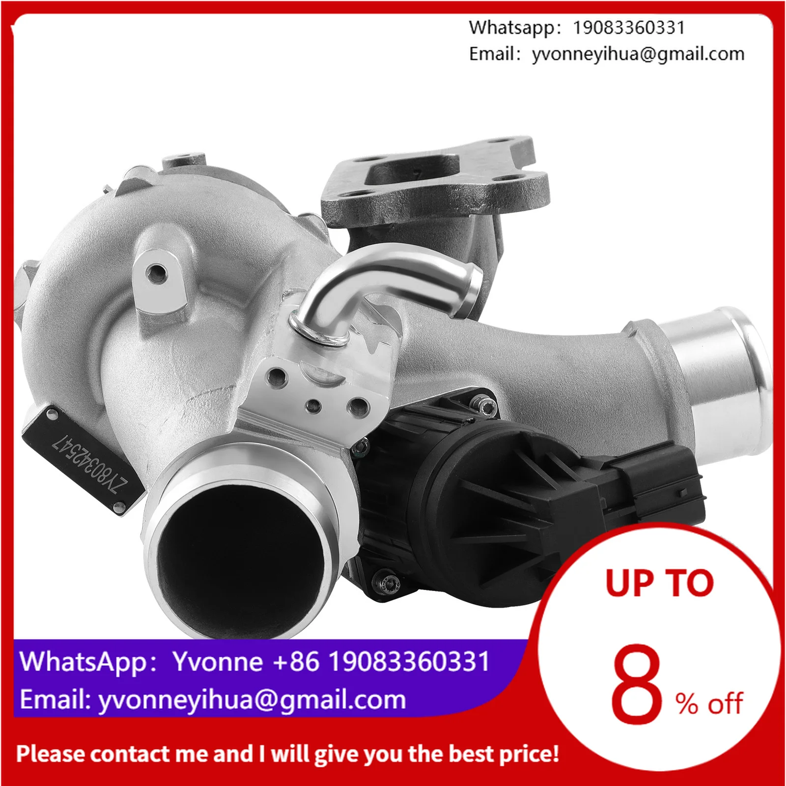 

Левая сторона турбо для INFINITI Q60 Q50 2016 - 2022 3.0L MGT1446Z 14411-5CA0D 8435650003