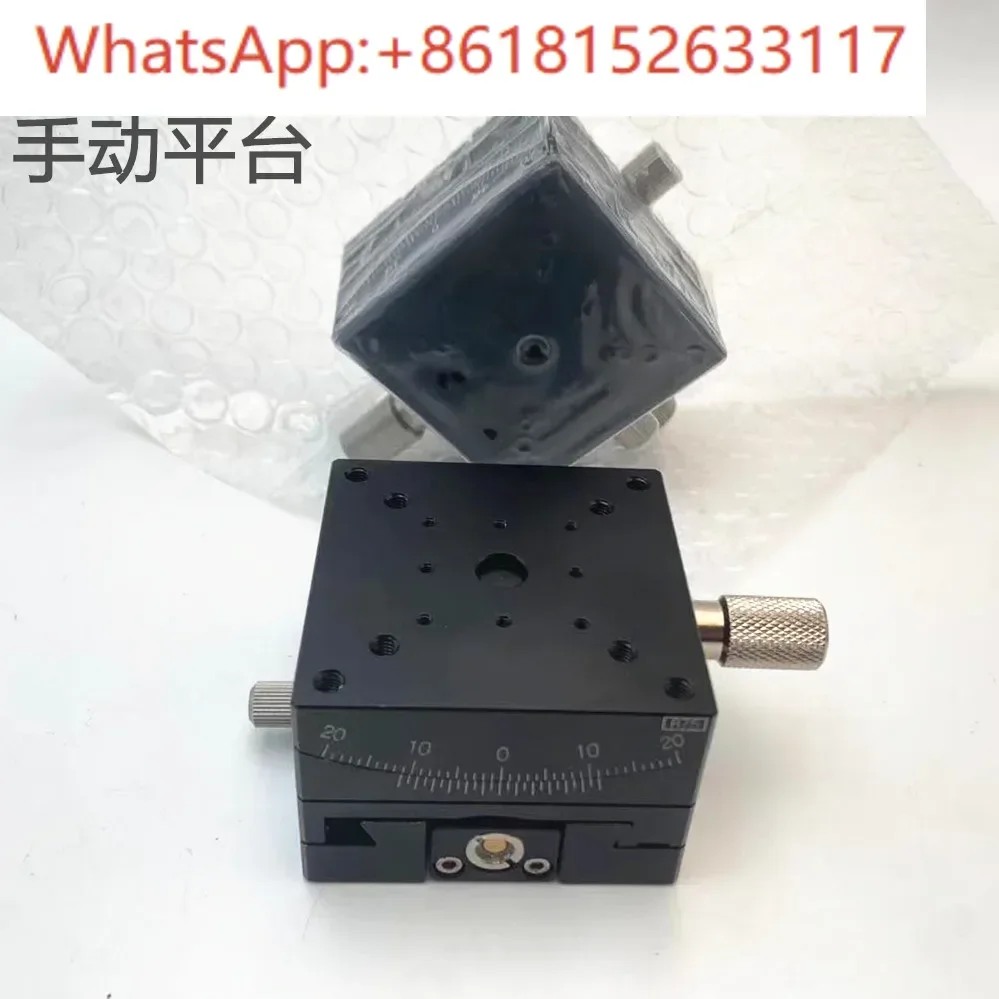 Goniómetro Horizontal, mesa radian de desplazamiento de ajuste fino positivo y negativo, mesa de inclinación angular GFG60, 1 Uds.