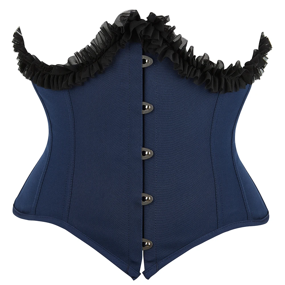 

Underbust Corset for Woman Belt Plus Size Short Tops Steel Boned Slimming Medieval Waist Corset Body Shapewear Lingerie Bustier