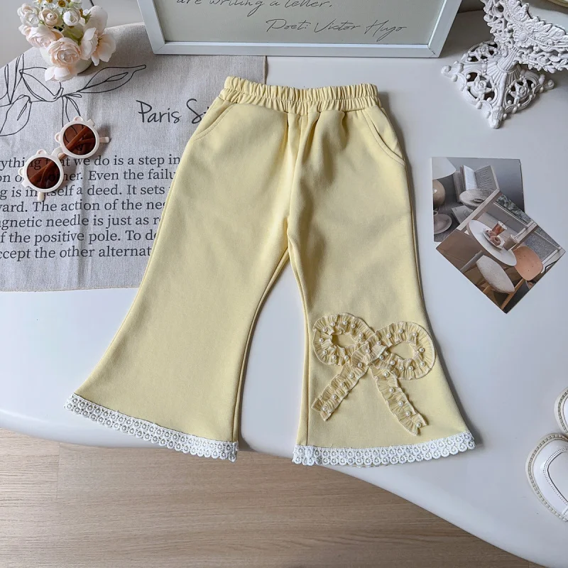 

Girls' Casual Outfit Spring Autumn New Fashionable Children's Sweatshirt and Pants Two-Piece Set Wholesale