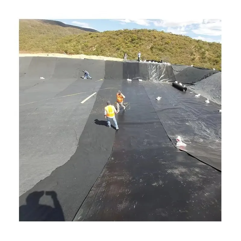 HDPE Geomembrane Pond Liner Customized Thickness Width Length for Aquaculture Reservoir and Landfill Projects Worldwide