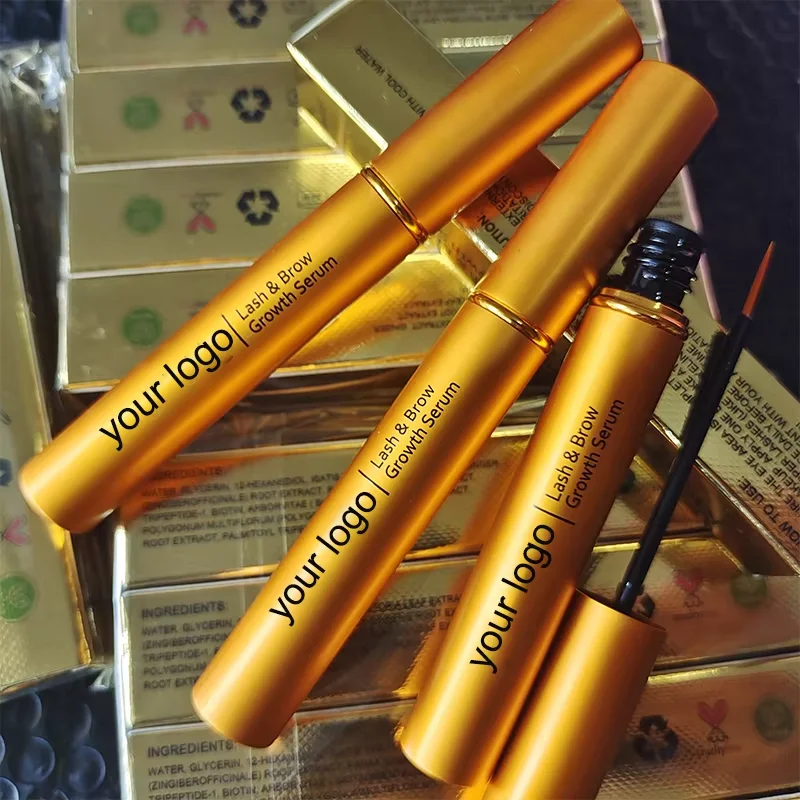Personalizzato 3ML Crescita Delle Ciglia Siero Lifting Ciglia Enhancer Eye Lash Più Pieno Più Spessa Nutrire Ciglia Più Lunga Allungamento Essenza