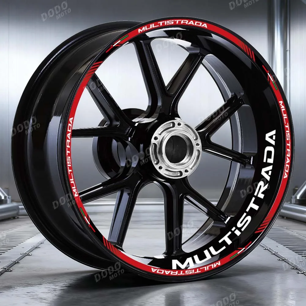 

Наклейка на колесо мотоцикла, светоотражающая наклейка на обод, 19 "17 дюймов, полосатая лента для Multistrada 1200 1260 Enduro 1260S 1200 S Touring