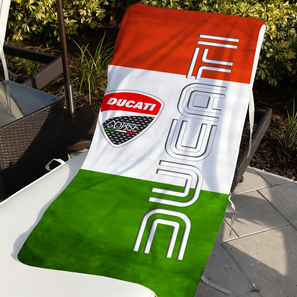 Fashion D-Ducatis-S Logo Cool Towel Quick Dry Soft Yoga Swimming Fitness Mountain Climbing Large Beach Towels