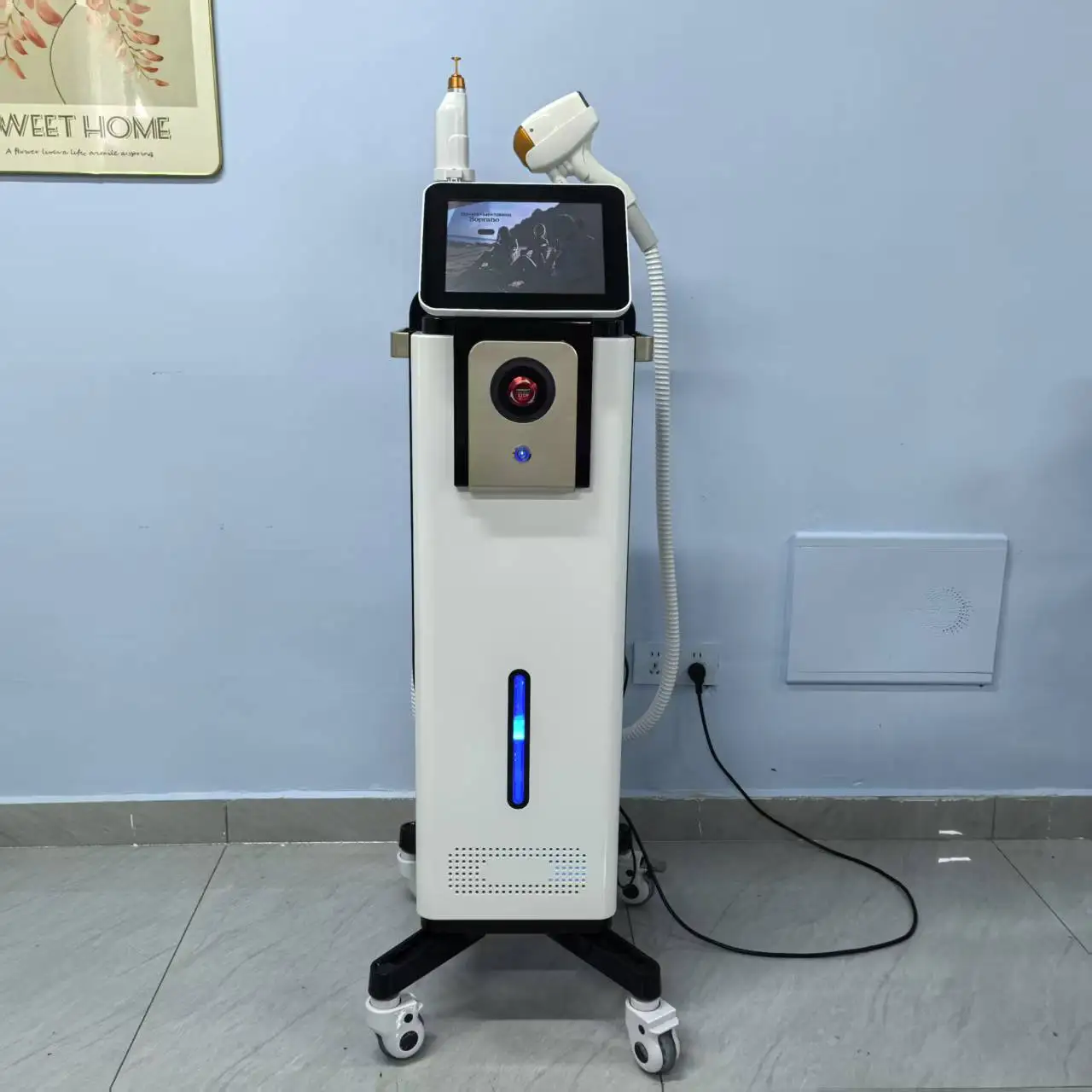 5000W 2‑In‑1 4‑Wavelength Diode Machine Picosecond  Tattoo Removal Ice Cooling Painless Permanent Hair Removal For Salo