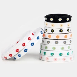 New Little Daisies Shoelaces Printing Flat Shoe laces For Sneakers High-top Canvas Laces Shoes Sports Shoelace Shoe Accessories